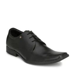Hitz Men's Black Derby Shoes-image-83