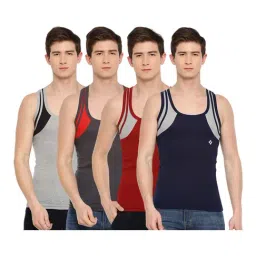Dollar Bigboss Assorted Cotton Vests - Pack of 4-image-99