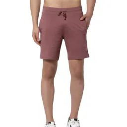Red Tape Mauve Cotton Regular Fit Shorts-image-37