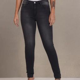 U.S. Polo Assn. Charcoal Skinny Fit Mid Rise Jeans-picture-15