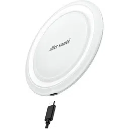 Eller Sante 15W Wireless Charger Fast Charging Pad with Type C Cable (Montclad-White)-47