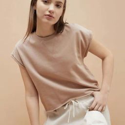Kappa Beige Cotton Regular Fit Printed T-Shirt-43