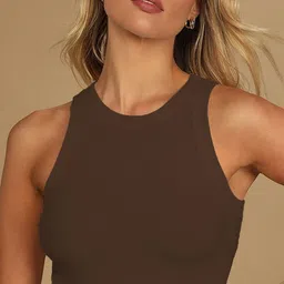 BAESD Women Round Neck Tank Crop Top-image-75