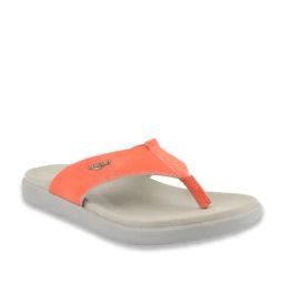 MediFeet Men's Orange Flip Flops-picture-13