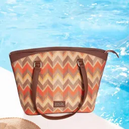 ZOUK Tidal Wave Printed Tote Handbag image 2