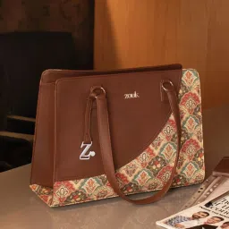 ZOUK Mughal Art Multicolor Printed Tote Handbag image 2