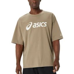Asics Brown Relaxed Fit Printed Sports T-Shirt-image-12