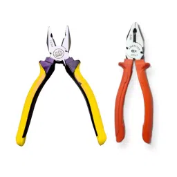 Sky Blue 203.2 mm (8 Inch) Multipurpose Combination Pliers Combo for Home & Professional (2 Pcs), SBE250-13