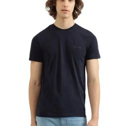 United Colors Of Benetton Navy Cotton Regular Fit T-Shirt-image-42