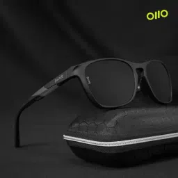 OKNO Ultras Black UV Protection Square Unisex Sunglasses-picture-31