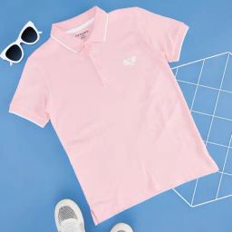 Pantaloons Junior Kids Pink Cotton Polo T-Shirt-image-11