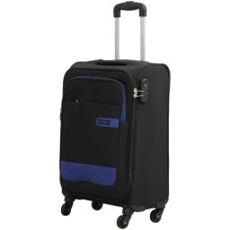 Citizen Wander Weave Black Color Block Soft Cabin Trolley Bag - 58 Cms-29