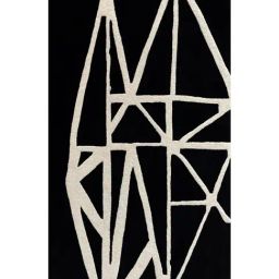 Indie Eye Home Linear Art Handmade New Zealand Wool Rug (4 Ft x 6 Ft)-image-95