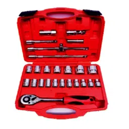 Keaa 12.7 mm (1/2 Inch) Drive Chrome Vanadium Steel 25 Pieces Socket and Bit Set (72 Teeth)-23