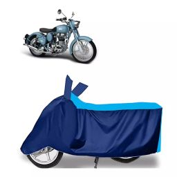 Auto Pearl Two Wheeler Cover for Royal Enfield Classic Squadron BS6 - Cyan, Blue-image-12