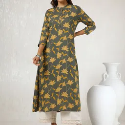 Soch Floral Printed A Line Kurta-picture-13