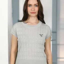 StyleCast Women Self Design Top-picture-4