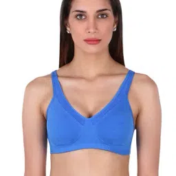 Candyskin Blue Non Wired Non Padded T-Shirt Bra-image-84