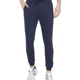 Jockey AM02 Dark Blue Super Combed Cotton Rich Joggers with Zipper Pocket-picture-39