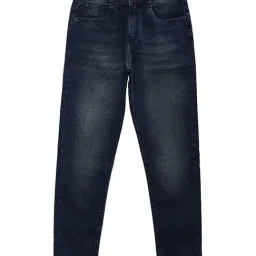 Tales and Stories Kids Blue Solid Jeans-image-12