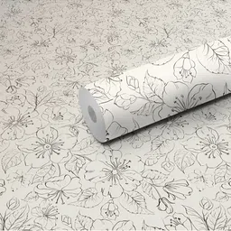 DeCorner Off-White & Black Printed Self-Adhesive & Durable WallSticker-picture-2