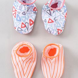 OHMS Booties Set Pack Of 2 - Multicolor-28