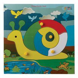 KIDS LOGIC Theme Puzzle - Snail - Multicolor-image-77
