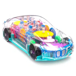 Play Nation Transparent 360 Degree Rotating Concept Car- Multicolor-picture-44