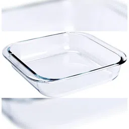 Femora Borosilicate Glass Microwave Square Baking Dish - 900 ml-picture-37