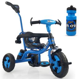 Dash Micro 2 in 1 Tricycle with Parental Handle & Secured Sidebar, Snipper Water Bottle - Blue-16