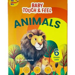 The Curious Bees - Baby Touch and Feel Flash Cards - Animals - 12 touch and feel animals-6