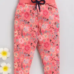 Wonderchild Floral Printed Pajama - Peach-picture-25