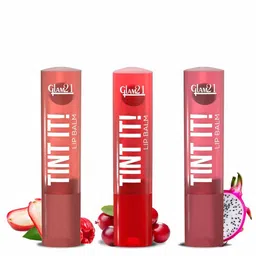 GLAM21 Set Of 3 Tint It SPF15 Lip Balm- Rose Apple- Cranberry & Dragon Fruit-92