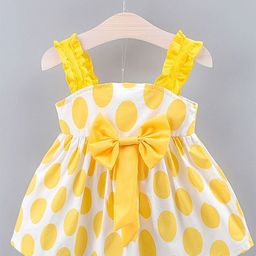 LULU & SKY Polka Dot Print Empire Dress-image-41