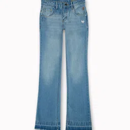 Gini and Jony Girls Comfort Bootcut Light Fade Jeans-image-74