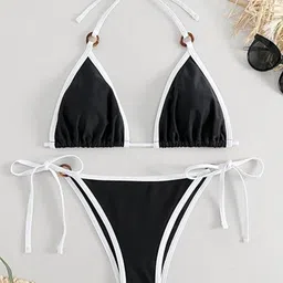 BAESD Halter Neck Swim Bikini Set-image-35