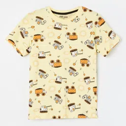 Fame Forever by Lifestyle Boys Printed Round Neck Cotton T-shirt-image-28
