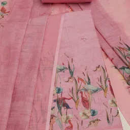 Soch Floral Printed Linen Unstitched Dress Material-image-65