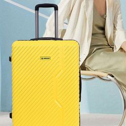 WROGN Set Of 2 Textured Hard-Sided Trolley Suitcases-28