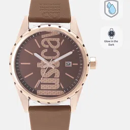 Just Cavalli Men Bronze-Toned Textured Analogue Watch JC1G082P0045-image-39