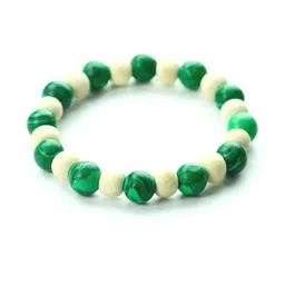 Divine souvenirs Unisex Artificial Beaded Elasticated Wooden Bracelet-image-84
