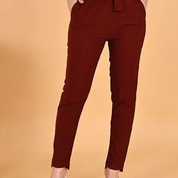 ETC Women Slim Fit Mid Rise Regular Trousers-image-70