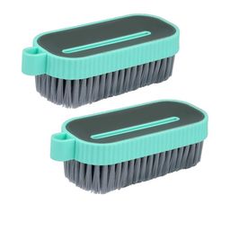 ARPANA BRIGHT Sea Green 2 piece Solid Plastic Bath Accessories Set-image-92