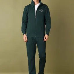 V-Mart Men Mid-Rise Solid Tracksuits-picture-3