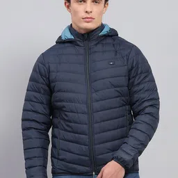 Monte Carlo Men Hooded Solid Casual Padded Jacket-38