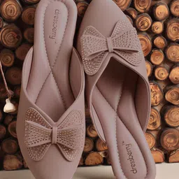 DressBerry Women Embellished Mules with Bows Flats-picture-22