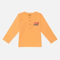 Bodycare Boys Typography Henley Neck T-shirt-image-30