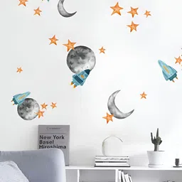 Decor Villa Multicolour STAR AND MOON Wall Sticker-picture-27