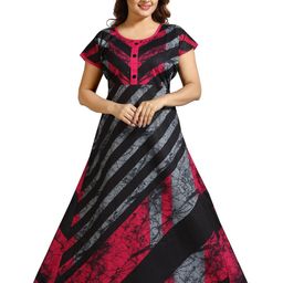 Inner Beats Women Cotton Blend Nightdress-picture-30