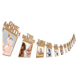 Funcart 1st Birthday Photo Banner Brown - 3 m-image-48